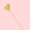Ramo tejido a mano con expresión de amor, flor de lana tejida, flor en forma de corazón, para enviar a novia, maestro en Tanabata