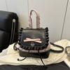 Moda de Nicho Estilo Ballet 2026 Outono Novo Fofo e Estiloso Simples Versátil Laço Bolsa de Mão e Mochila