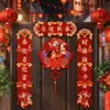 2026 Año del Caballo Pegatinas Magnéticas Afelpadas para el Año Nuevo Chino Modelo Nuevo para Decoración de Puerta de Entrada del Hogar Decoraciones Colgantes de Año Nuevo