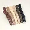 Clipes jacaré de cor café mais vendidos transfronteiriços para seccionar o cabelo, ferramentas de estilização de cabelo para permanente e coloração, clipes de posicionamento e clipes de cabelo personalizáveis