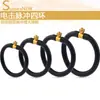 Anillo de Choque Eléctrico de Cuatro Anillos Accesorios para Juguetes Sexuales de Choque Eléctrico Anillo de Pulso Eléctrico de Silicona para Adultos Dispositivo Portátil Masculino