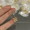 Collar de Trébol de Alta Gama Tallado con Precisión CNC con Pétalos de Espejo Completamente Diamantados, Chapado en Oro Rosa de 18 Quilates, No se Desvanece, para Mujeres