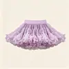 Directo del fabricante: Falda de tutú de tercera generación para adultos, falda de malla súper abultada, minifalda estilo ballet dopamina, media falda de baile