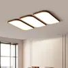 2026 Nueva Luz de Techo Estilo Chino Protección Ocular Luz para Sala de Estar Color Nogal Retro Luz Principal para Pasillo Luz Vintage para Estudio