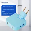 Adaptador de Tomada Rotativo para Exportação Transfronteiriça para Rússia, Ucrânia, América do Sul, Sudeste Asiático com Adaptador de Conversão USB
