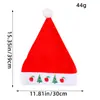 Nuevo Vacaciones Adulto Árbol de Navidad Rojo Engrosado Sombrero de Navidad Fiesta Infantil Astas Decoraciones Navideñas