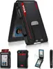 Portatarjetas al por mayor de comercio exterior con patrón de fibra de carbono, ventana para identificación, tarjetero magnético, múltiples ranuras para tarjetas, RFID antirrobo, billetera para hombre
