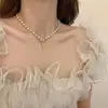 Collar de Perlas con Lazo para Mujer 2026 Nuevo de Moda Diseño de Lujo Ligero Estilo Celebridad de Internet Cadena para Clavícula Cadena de Cuello