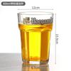 Vaso de Cerveza de Trigo Billy Fujia Vaso Hexagonal Vaso Sobredimensionado Vaso para Cerveza Artesanal Vaso de Cerveza de Gran Capacidad para el Hogar