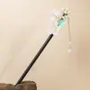 Pasador de Pelo Antiguo Hebilla de Paz Borla Pasador de Pasos Oscilantes Nuevo Estilo Chino Accesorios Hanfu Pasador Diario para Sujetar el Cabello Cheongsam para Mujeres