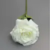 Flor Artificial de Rosa Grande de Cabeza Única Transfronteriza Paisajismo para Salones de Bodas Flor Artificial Escena de Boda Arreglo Floral Decoración de Hotel Flor de Seda