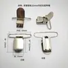 Acessórios de Vestuário para Fabricantes Fivela de Bico de Pato de Metal Suspensórios Ajustados para Cavalheiros e Acessórios de Gravata Borboleta Fivela com Clipe Traseiro Pronto para Venda