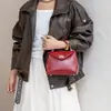Bolso de axila de moda con diseño de nicho estilo francés para mujer, nuevo modelo 2026, bolso cruzado de piel de vaca, bolso de mano de un solo hombro de color liso para mujer
