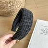 Nueva Diadema Tejida a Rayas de Estilo Retro para Otoño e Invierno, Accesorio para el Cabello Versátil, Sombrero para Cubrir las Canas, Diadema Ultra Ancha para Lavar la Cara