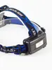 Linterna frontal clásica elástica para enfoque, Ajuste de haz alto y bajo, Herramienta de lámpara para camping al aire libre, senderismo y pesca, Linterna portátil