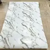 Rolo de Adesivo de Parede de Mármore Imitação Azulejo Autoadesivo Decoração de Parede para Esconder Fundo Feio da Sala de Estar Papel de Parede à Prova d'Água e à Prova de Umidade
