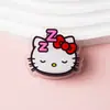Gato KT de dibujos animados expresión linda clip acrílico PP clip para exámenes de estudiante clip para snacks clip de doble cara Hello Kitty para amigos
