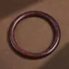 Nova Tendência Nacional Chinesa Pulseira Elegante para Mulheres, Pulseira de Concubina, Sândalo Verde Pau-rosa Sândalo Roxo Padrão Torcido Pulseira de Barra Redonda Joia
