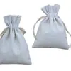 Venta Directa de Fábrica de Bolsas de Algodón y Lino de Gama Alta con Cordón, Bolsas Pequeñas de Algodón para Empaque de Regalos, Bolsas con Cordón para Almacenamiento de Alimentos y Arroz