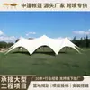 Toldo para Uso Externo, Toldo à Prova de Chuva e Sol para Acampamento, Exposição, Tenda Polvo Lótus de Pico Único/Duplo/Triplo Personalização