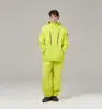 Traje de Esquí Traje para Hombres y Mujeres, Color Sólido Tabla Individual y Tabla Doble, Nuevo Esquí Impermeable e Impermeable