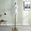 Suporte de Exibição de Modelo para Vestidos de Noiva e Adereços de Roupa, Modelo de Manequim de Meio Corpo, Manequim de Roupa Feminina, Manequim em Forma Humana, Cabide