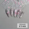 Nuevas Pegatinas de Mariposa para Manicura Jelly Pegatinas de Uñas Estereoscópicas Plateadas en Relieve Pegatinas de Uñas Mariposa Dream de Lujo Puro 3D