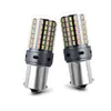 Luz de giro LED bicolor con luz diurna BA15S decodificación anti-parpadeo 1156T20 luz de señal 3 014 120SMD