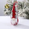 Decoração de Natal Nova Transfronteiriça Conjunto de Pingentes de Boneco Magnético Sem Rosto para Feriados Pingente de Gnomo Velho Ímã de Geladeira