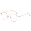 Asarlo armazón de gafas de titanio ultraligero para mujer, gafas sencillas artísticas lisas para hombre, moda, armazón de gafas ovalado para miopía