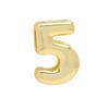 Amazon Explosiones Oro 18k Latón Esmalte Burbuja Burbuja Globo diy26 Collar con Colgante de Letra Inglesa