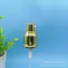 20/410 20 Dientes Transparente como Cubierta Aluminio Anodizado Dorado Cabeza de Bomba de Polvo Boca de Pollo de Tres Puntos Bomba de Loción Polvo Compacto Bomba de Miel