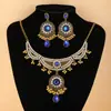 Accesorios de Moda Europeos y Americanos Transfronterizos Más Vendidos Collares y Pendientes de Estilo Étnico Bohemio Set de Collares de Lujo Ligero Vintage