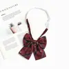 Estilo Japonés JK Corbata de Lazo Roja para Mujer Estilo Universitario Ropa con Lazo Accesorios Marinetwear Decoración de Camisa Flor en el Cuello de Mujer Moda