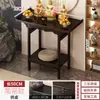 H1F72X Altar Budista Nuevo Estilo Chino Gabinete de Pie para Uso Doméstico Mesa de Incienso Estatua de Buda Bodhisattva Guanyin Incienso Bambú