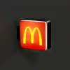 Mini juguete luminoso modelo Tirano té magnético para nevera letrero de caja de luz tienda de conveniencia café estilo americano miniatura