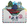 Série de Madeira de Pequim Yiheyuan, Yuanmingyuan, Parque Shichahai, Templo do Céu, Ímãs de Geladeira Estilosos Chineses
