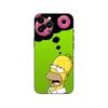 Capa de celular de desenho animado Simpsons para iPhone 15