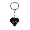 Llavero de chica negra, llavero de PVC especial transfronterizo europeo y americano con dibujos animados, llavero, bolso, accesorios de decoración