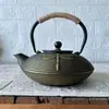 Sala de Modelos Casa de Té Estante Antiguo Juego de Té Decoración Suave Estilo Chino Nuevo Tetera Pequeña Creativa Olla de Hierro Fundido Adornos para Sala de Té
