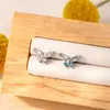 Henson Dulce Mariposa Tornillo Clavos para Orejas Nicho Acero de Titanio de Alta Calidad Clavos para Orejas Pendientes Femeninos