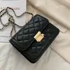 Bolsa Feminina Primavera Pequena 2022 Internet Popular Nova Moda Rhombic Chain Bag Internet Popular ins Shoulder Crossbody Bag