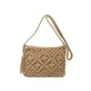 Bolso tejido de paja estilo bohemio, moderno y popular, un bolso cuadrado pequeño, bolso de hombro de moda, bolso cruzado, perfecto para vacaciones en la playa