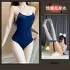 Lingerie Sexy, Maiô Sexy Peça Única, Body Fino de Seda Leite Tomara que Caia, Roupa de Banho, Atacado de Peça Única