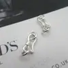 Colgante Hebilla Plata Esterlina 925 Hebilla Vintage Hebilla S Hebilla 8 Conector de Hebilla para Collar Hebilla Conectora para Pulsera Accesorios DIY Plata Lisa Hebilla de Conexión