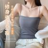 1806 Outono e inverno cor sólida estilingue colete quente com veludo engrossado roupas de outono sem costura Slim Fit Muscle Base Roupas Base Quente Interior