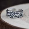 Anillo de Bestia Divina Taotie Anillo Retro Agresivo para Hombre Anillo Nafu Anillo Abierto para Hombre