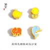 Nuevo DIY Oro Arena Vietnamita Patito Amarillo Elefante Auspicioso Delfín Corona Pájaro Pulsera Nebulosa Cuerda para el Cabello Accesorios de Joyería Transfronterizos