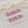 [Yihe Original] Pó de espelho mágico usado à mão Nail Art Flash Light Therapy Armor Temperament White Nail Patch