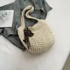 2026 Nuevo Bolso de Hombro Tejido para Mujer, Bolso Tote de Paja de Gran Capacidad, Bolso de Mano Moderno, Sencillo, Versátil